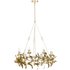 Dar Lighting Nadria 6 Light Ceiling Pendant Light In Satin Gold Finish