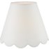 Dar Lighting Nerita Ivory Linen Tapered Drum Shade 40cm
