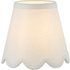 Dar Lighting Nerita Ivory Linen Tapered drum Shade 15 cm