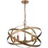 Dar Lighting Nitya 5 Light Ceiling Pendant Light In Mottled Copper Finish NIT0564