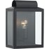 Dar Lighting Notary Outdoor Wall Light In Black Finish