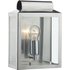 Dar Lighting Notary Outdoor Wall Light In Stainless Steel Finish