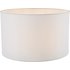 Dar lighting Pyramid White Linen Drum Shade 40cm