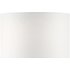 Dar Lighting Pyramid White Linen Drum Shade 46 cm