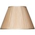 Dar Lighting Taupe Faux Silk Tapered Drum Shade 43 cm
