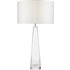 Dar Lighting Samara Clear Glass Table Lamp Base Only