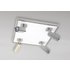 Mantra M5250 Ibiza 4 Light Square LED Ceiling Spotlight In Satin Nickel