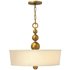 HK/ZELDA/P/B VS Vintage Brass Zelda Pendant Chandelier with Shade