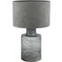 Dar Lighting Wanda Table Lamp In Smoked Glass With Shade