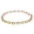 Peridot Stella Infinite Tennis Bracelet in 9ct Rose Gold
