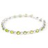 Peridot Stella Infinite Tennis Bracelet in 9ct White Gold