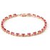 Ruby Stella Infinite Tennis Bracelet in 9ct Rose Gold