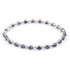 Sapphire Stella Infinite Tennis Bracelet in 9ct White Gold