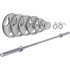 Ironman 205kg Olympic Tri-grip Hammertone Weight Set with 86" Olympic Weight Bar