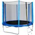 Big Foot Neo 6ft Trampoline with Enclosure Free Shoe Tidy & Ladder – Blue