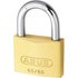 Abus 65 Series Compact Brass Padlock Keyed Alike 60mm Standard 6601