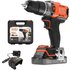 Black and Decker BCD383 18v Cordless Combi Drill 1 x 2ah Li-ion Battery Charger Case