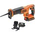 Black and Decker BDCR18 18v Cordless Reciprocating Saw 1 x 1.5ah Li-ion Battery Charger No Case