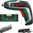 Bosch IXO 7 3.6v Cordless Screwdriver and Pocket Spirit Level Set 1 x 2ah Integrated Li-ion USB Charger No Case