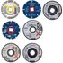 Bosch 7 Piece X Lock Cutting and Grinding Disc Starter Set