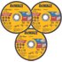 DeWalt Abrasive Cutting Discs for DCS438 76mm Pack of 3