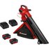Einhell Professional VENTURRO 36/240 36v Cordless Leaf Blower and Vacuum 2 x 4ah Li-ion Twin or Dual Battery Charger
