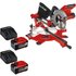 Einhell TE-SM 36/210 36v Cordless Sliding Mitre Saw 210mm 2 x 5.2ah Li-ion Twin or Dual Battery Charger No Case