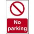 Scan No Parking Sign 200mm 300mm Standard