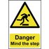 Scan Danger Mind The Step Sign 200mm 300mm Standard