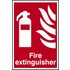 Scan Fire Extinguisher Sign 200mm 300mm Standard