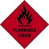 Scan Flammable Liquid Sign 100mm 100mm Standard