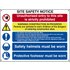 Scan Composite Site Safety Notice 800mm 600mm Standard