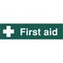 Scan First Aid Sign 200mm 50mm Standard