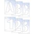 Scan Letter and Number Stencil Kit 50mm