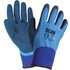 Scan Waterproof Latex Gloves Blue L