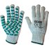 Scan Vibration Resistant Latex Foam Gloves Grey / Green M