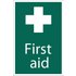 Draper First Aid Sign 200mm 300mm Standard