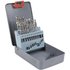 Sealey 19 Piece Left Hand Spiral Drill Bit Set