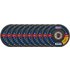 Sealey Aluminium Abrasive Flap Discs Pack of 10 115mm Assorted
