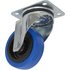 Sealey Swivel Plate Castor Blue Elastic 100mm