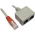 2x RJ45 Economiser - Voice/Voice