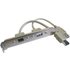 USB 2.0 6 Pin Firewire Faceplate