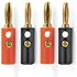 Speaker 4mm Banana Plugs 4 Pack