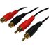5m Audio Extension Cable - 2 x Phono Male to 2 x Phono Female Premium