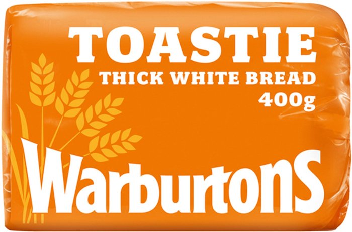 Iceland | Warburtons Warburtons Toastie Soft Thick White 400g Warburtons Warburtons Toastie Soft Thick White 400g