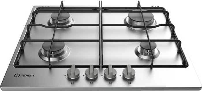 Currys Business | Indesit INDESIT THA642IX/I Gas Hob - Silver Indesit INDESIT THA642IX/I Gas Hob - Silver