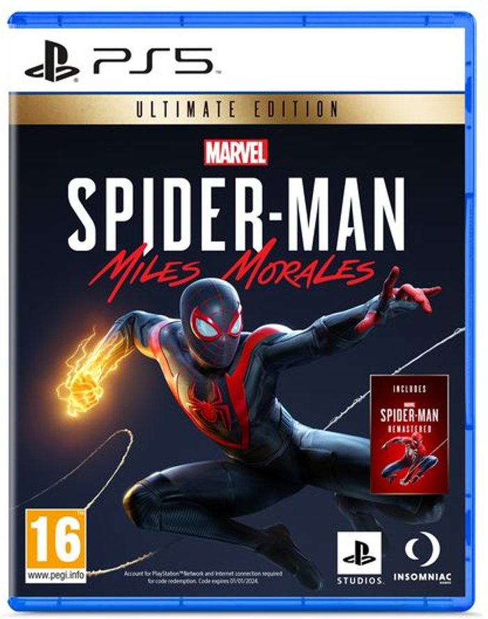 Currys Business | Playstation PLAYSTATION Marvel's Spider-Man: Miles Morales - Ultimate Edition - PS5 Playstation PLAYSTATION Marvel's Spider-Man: Miles Morales - Ultimate Edition - PS5