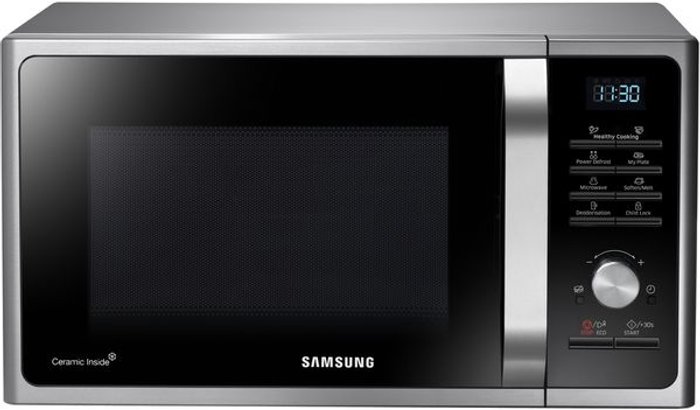 Currys Business | Samsung SAMSUNG MS28F303TAS/EU Solo Microwave - Silver Samsung SAMSUNG MS28F303TAS/EU Solo Microwave - Silver