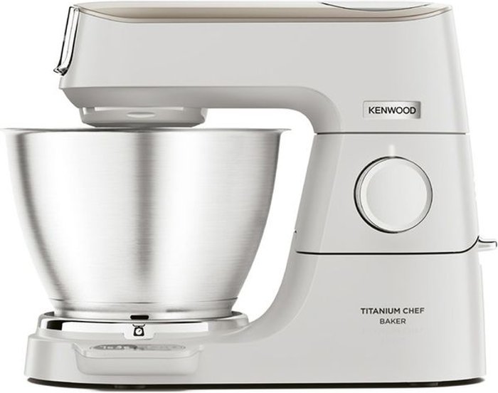 Currys Business | Kenwood KENWOOD Titanium Chef Baker KVC65.001WH Stand Mixer - White Kenwood KENWOOD Titanium Chef Baker KVC65.001WH Stand Mixer - White