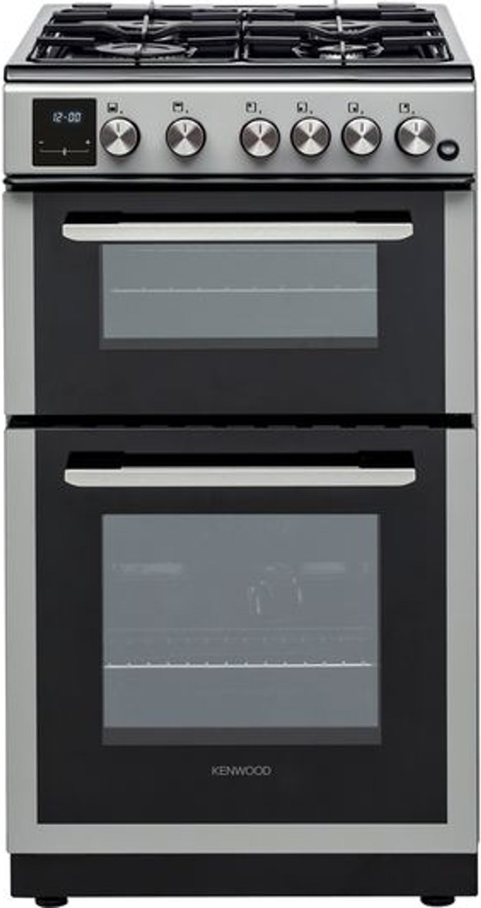 Currys Business | Kenwood KENWOOD KTG506S19 50 cm Gas Cooker - Silver Kenwood KENWOOD KTG506S19 50 cm Gas Cooker - Silver
